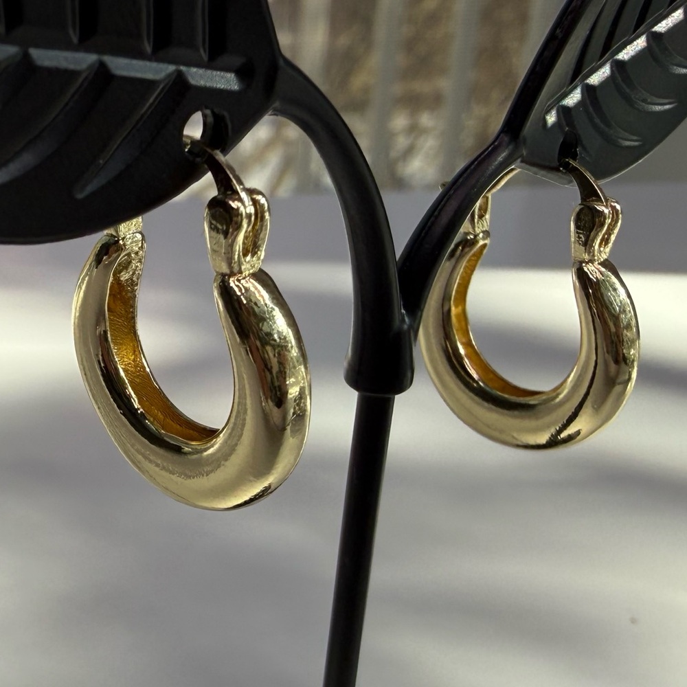 18k GP Hoop Earrings